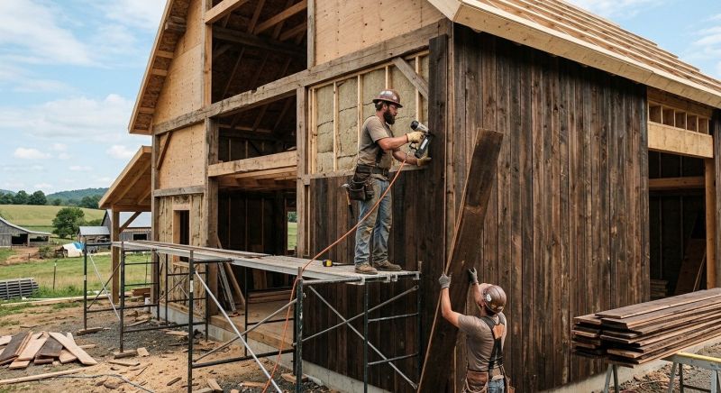 Barn Siding Installation in Darien, GA