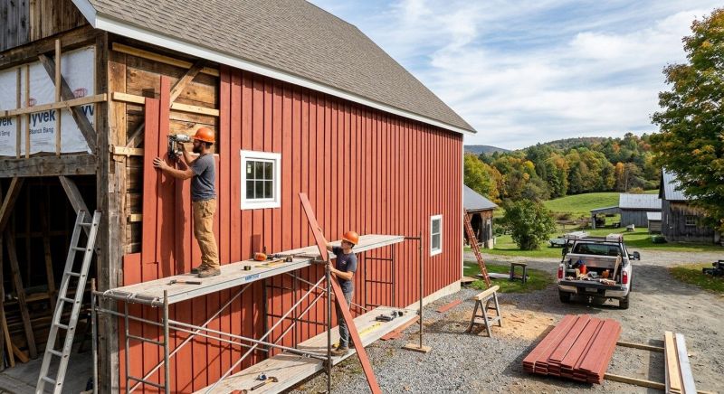 Barn Siding Installation in Brunswick, GA