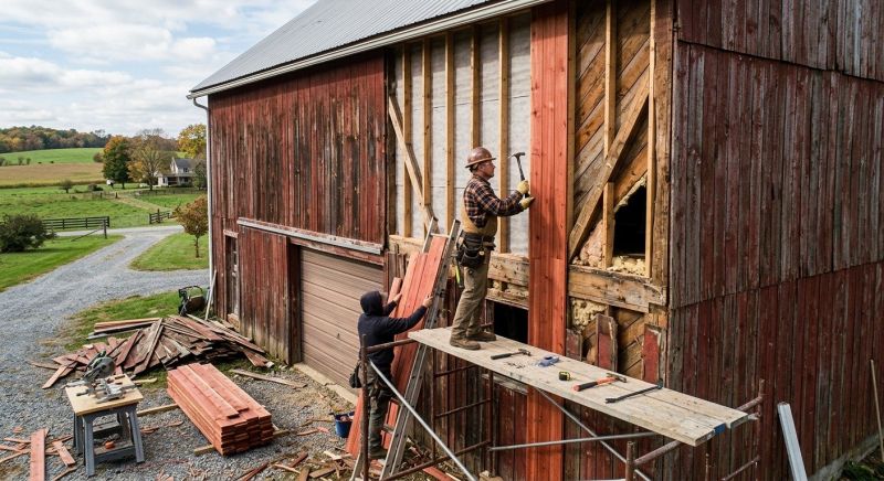 Barn Siding Replacement in Darien, GA