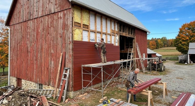 Barn Siding Replacement in Brunswick, GA