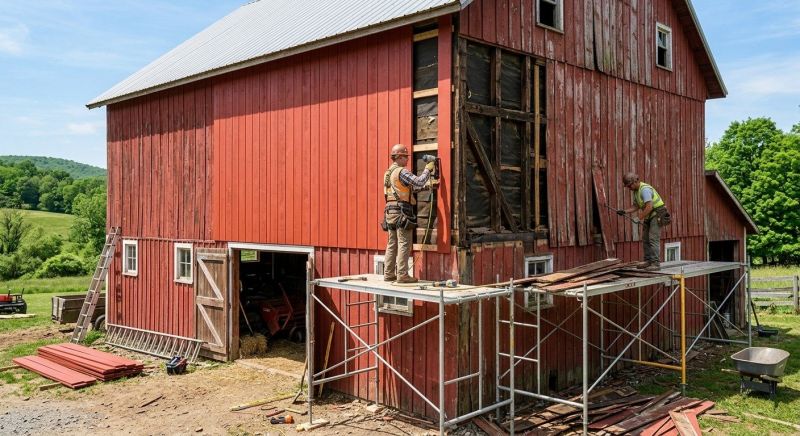 Barn Siding Replacement in Saint Simons Island, GA