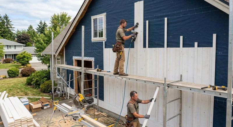 Batten Siding Installation in Darien, GA