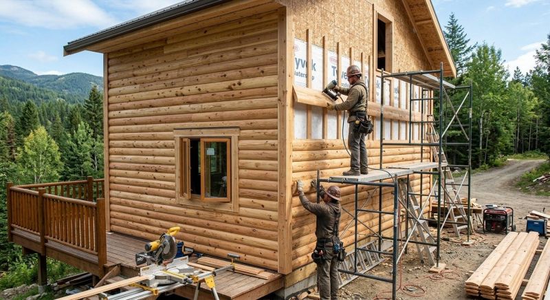 Cabin Siding Installation in Brunswick, GA
