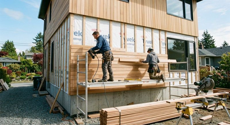 Cedar Cladding Installation in Brunswick, GA