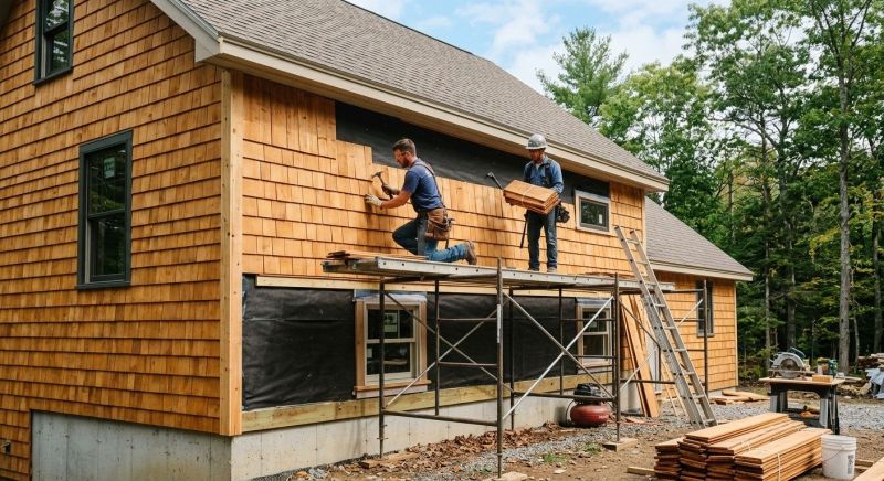 Cedar Siding Installation in Woodbine, GA