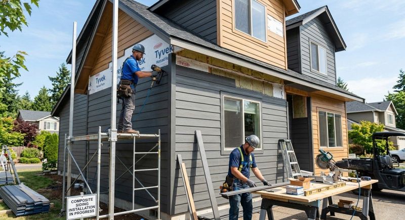 Composite Siding Installation in Jekyll Island, GA