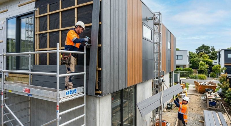 Facade Cladding Installation in Brunswick, GA