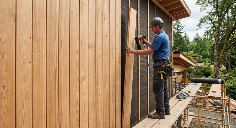 Faux Wood Siding Installation in Darien, GA