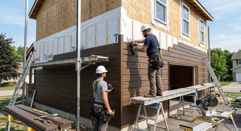 Faux Wood Siding Installation in Brunswick, GA