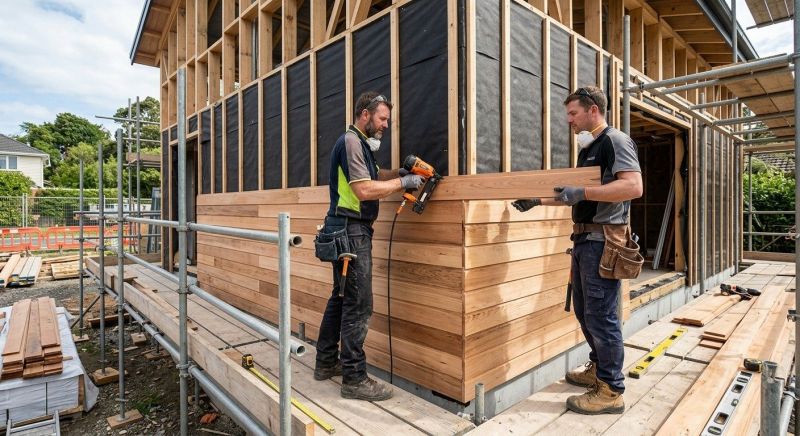Hardwood Cladding Installation in Brunswick, GA