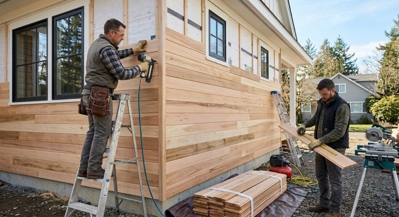 Hardwood Siding Installation in Darien, GA