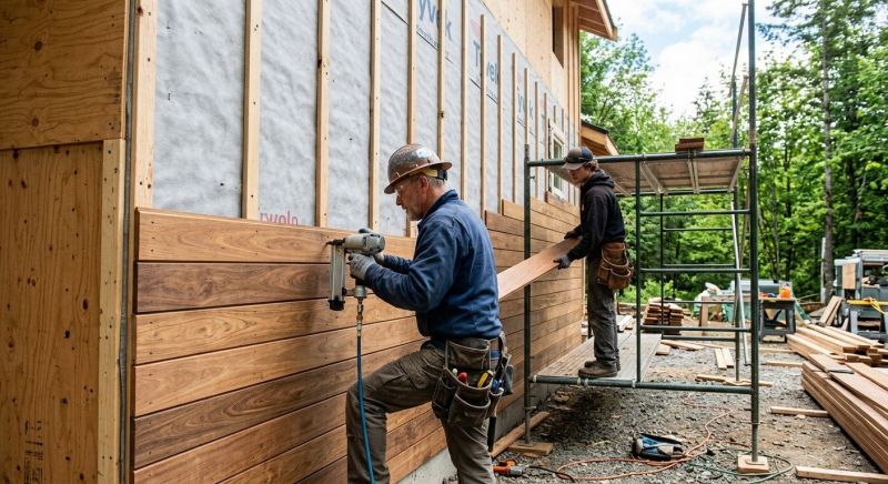 Hardwood Siding Installation in Jekyll Island, GA