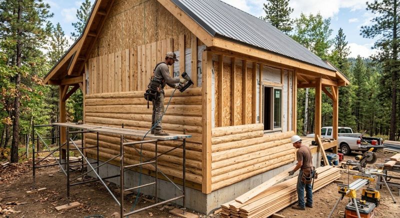 Log Siding Installation in Brunswick, GA