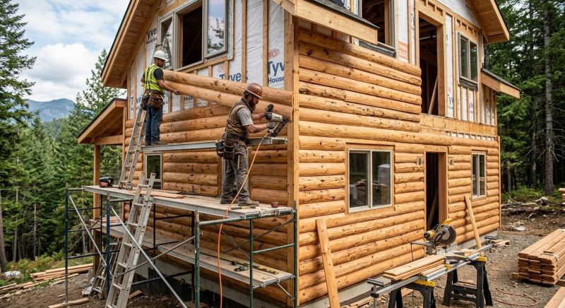 Log Siding Installation in Brunswick, GA