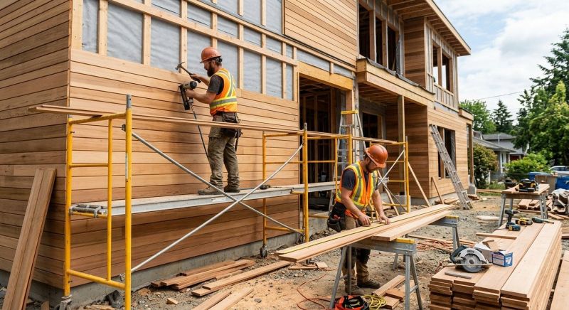 Wood Cladding Installation in Brunswick, GA