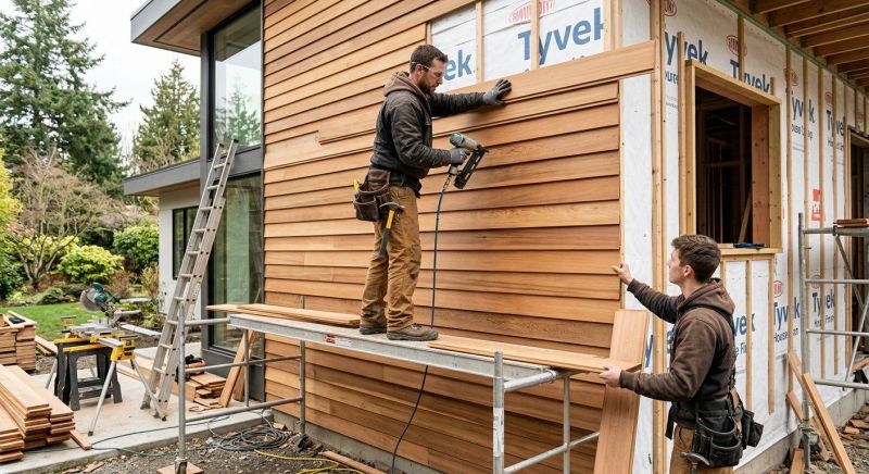 Wood Cladding Installation in Brunswick, GA