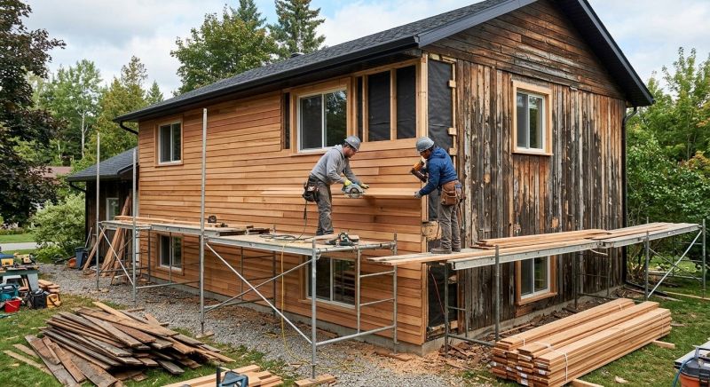 Wood Cladding Installation in Woodbine, GA