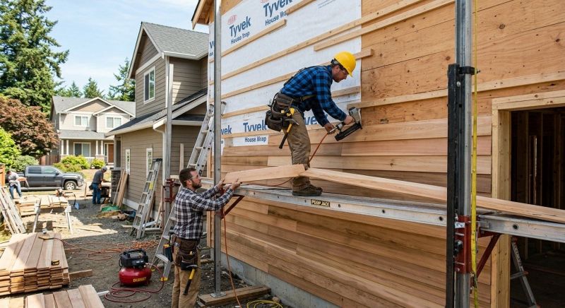 Wood Plank Siding Installation in Brunswick, GA