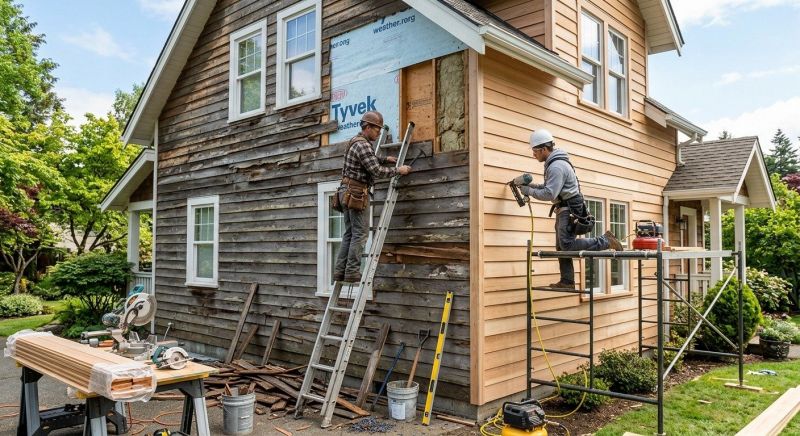 Wood Siding Installation in Darien, GA